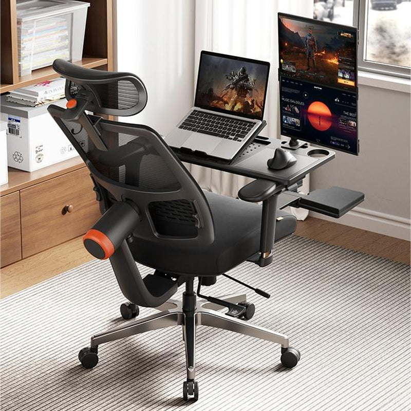 The Newtral Ergonomic Workstation Combo Is Suitable for Various Home Office Scenarios, Featuring Lumbar Support, 4D Armrests, and an Adjustable Chair and Desk Panel Combination.