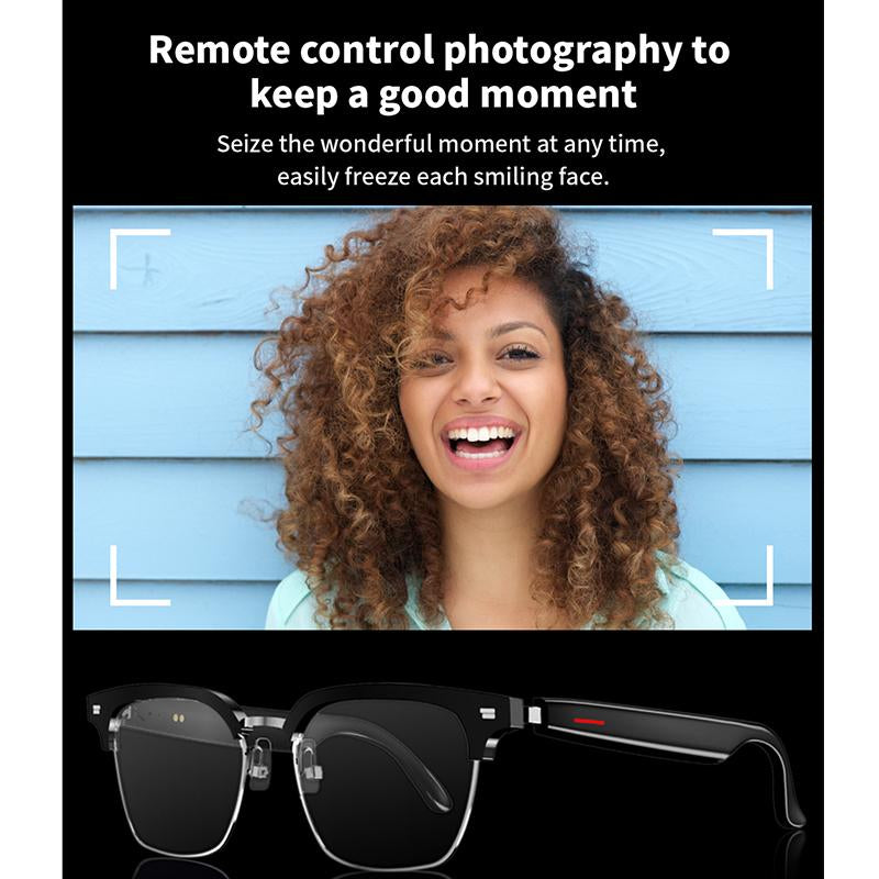 E13 Smart Glasses UV Protection Anti-Blue Light , Bluetooth Compatible for Men & Women , Multifunctional Wireless Glass
