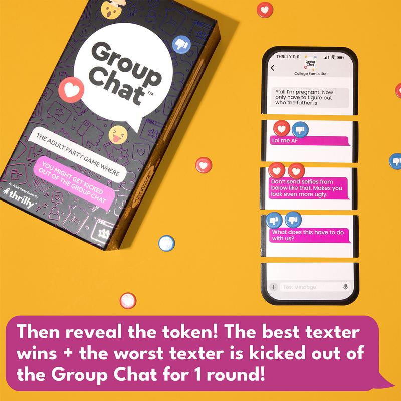 Group Chat the Party Game - Build Group Chats + Don'T Get Kicked Out!