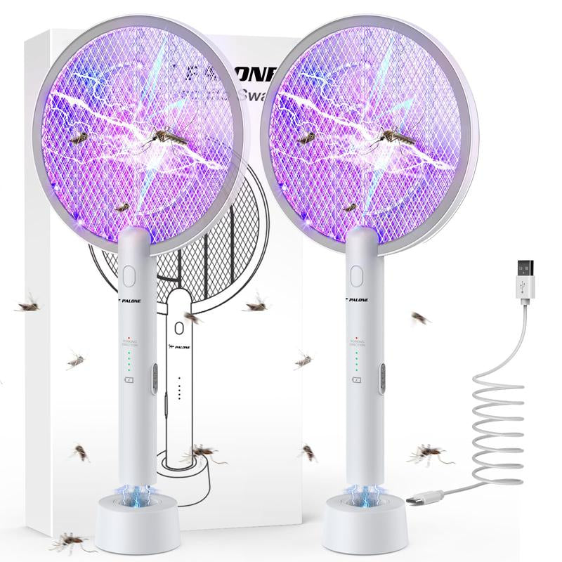 Powerful Indoor and Outdoor Mosquito Killer, Two-In-One Fly Swatter, Rechargeable Mosquito Killer, Safe Household Fly Swatter