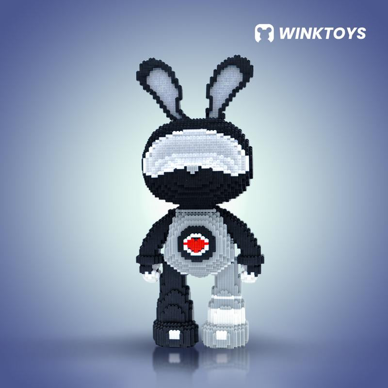 Rabbit Building Block,Winktoys Building Block, Rabbit Toys,Birthday Gift,Trend Decoration,Cool Gifts,Gifts for Boys and Girls,Christmas Gift