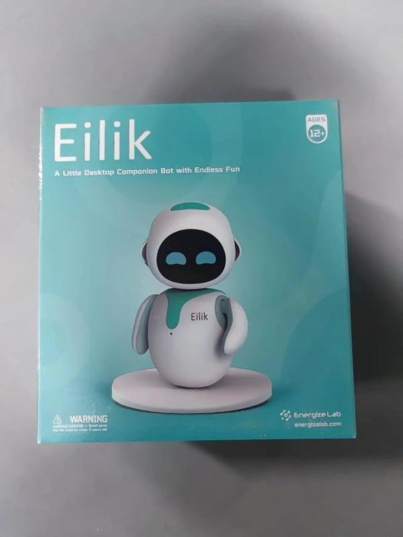 Energize Lab, Cute Robot Eilik Pets Toys with Abundant Emotions, Animations & Mini-Games, Your Perfect Desk Touch Interactive Companion, Holidays & Birthdays Gifts for Girls & Boys