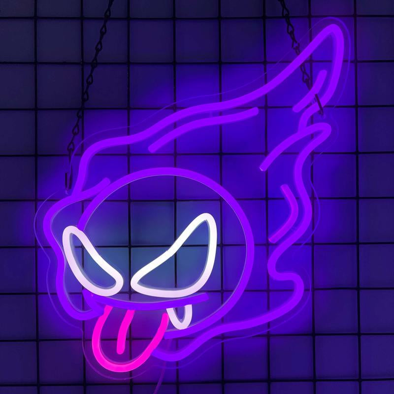 Bulbasaur Neon Signs for Wall Decor, USB Powered for Bedroom Bar Store Birthday Party Man Cave Christmas Supply Gifts