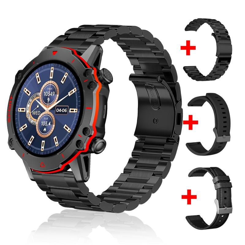 2025 New Multifunctional Men Women'S Smartwatch, 2.2-Inch Smart Watch with Answer/Make Calls/100+ Sports Modes/Message Reminder, IP67 Waterproof Smart Watch for Android Iphone Devices, Fitness Watch, Fall Gift