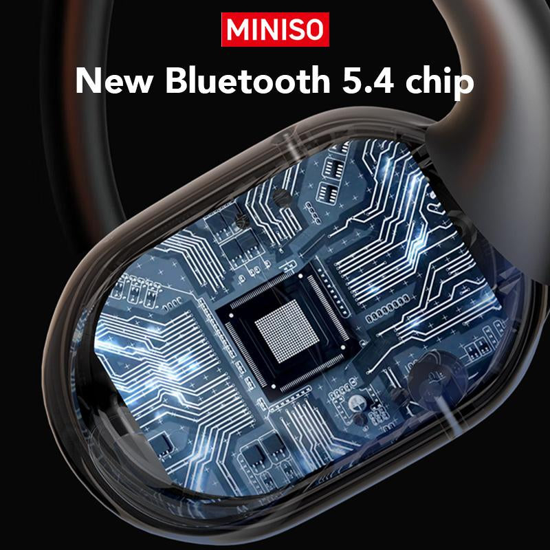 MINISO MS156 Open Ear True Wireless Headphones Long Battery Life Wireless Earhooks Headset, Hifi Stereo Sound Wireless Headphones