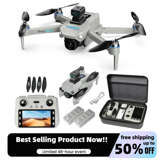 2025 NEW GPS Drone with 4K UHD EIS Camera, 5G Wifi FPV RC Quadcopter with Brushless Motors, Optical Flow Positioning, Obstacle Avoidance, Auto Return
