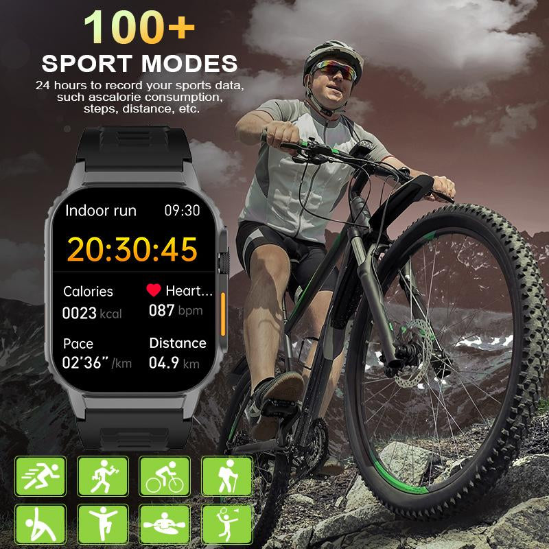 Mother’S BOGO 2 Watches! Rugged & Elegant Smartwatch for Women – Waterproof, Health Monitoring, 120+ Sports Modes, Long Battery, Customizable Watch Face.