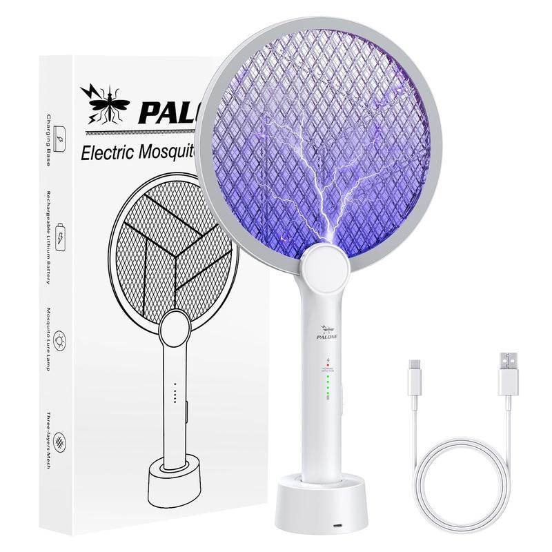Powerful Indoor and Outdoor Mosquito Killer, Two-In-One Fly Swatter, Rechargeable Mosquito Killer, Safe Household Fly Swatter
