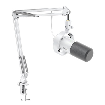 FIFINE K688 XLR/USB Dynamic Microphone, Studio XLR Vocal Podcast Microphone for Recording, USB Streaming Mic with Mute Button, Gain Knob, Headphones Jack for Voice-Over, Video,Gaming