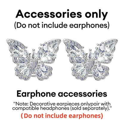 HYUNDAI C02 Clip-On Ear Electronic Headphones with LCD Full Color Touch Screen, Wireless Audio Earbuds Headset for Music & Phone Calls