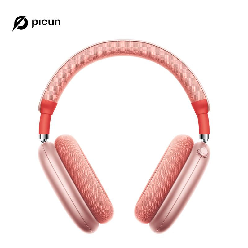 Picun F8 Pro Wireless Headphones - 52Db Noise Cancellation, 5 Smart ENC Mics, Detachable Fabric Ear Cushions, 140 Hour Long Battery Life, Premium Audio Seamless Dual Device Connection for All-Day Use and Boosted Productivity Bluetooth