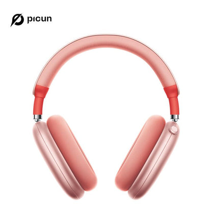 Picun F8 Pro Wireless Headphones - 52Db Noise Cancellation, 5 Smart ENC Mics, Detachable Fabric Ear Cushions, 140 Hour Long Battery Life, Premium Audio Seamless Dual Device Connection for All-Day Use and Boosted Productivity Bluetooth