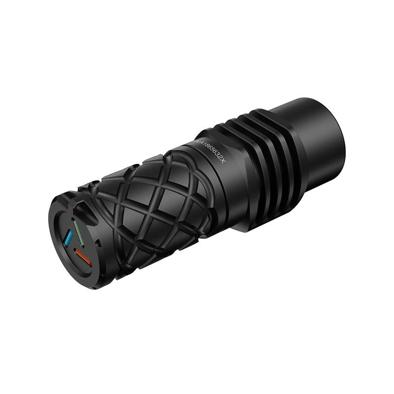 LUMINTOP Thor Mini LEP Flashlight 700 Meter Ultra-Long Range Mini Spotlight Flashlight 18350 Rechargeable Battery Ultra-Compact and Lightweight Night Light Ring IPX8 Waterproof LEP Flashlight.