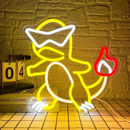 Bulbasaur Neon Signs for Wall Decor, USB Powered for Bedroom Bar Store Birthday Party Man Cave Christmas Supply Gifts