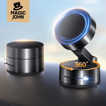 MAGIC JOHN Foldable 360° Magnetic Phone Stand Ultra-Stable, Anti-Slip, Perfect for Hands-Free