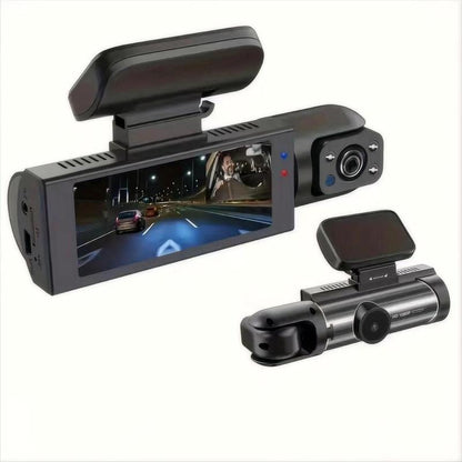 BCUOZ Front & Rear Dashcam, 1 Count Dash Camera for Car, Wide Angle Car Driving Recorder with IR Night-Vision G Sensor, 3.16 Inch IPS Screen 1080P HD Camera with Dual Lens, Fall Gift, Birthday Gifts