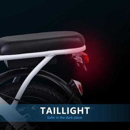 [Outdoorfun] 14Inch Folding Electric Bike 48V12Ah High Speed E Bike Air Tiresfront and Rear Disc Brake Design LED Range 32Miles Portable Electric Bicycle