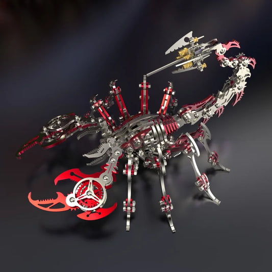 3D Assembly Kit Gifts for Children Anti-Stress Metal Mechanical Insect Animal Puzzles Toys for Adults