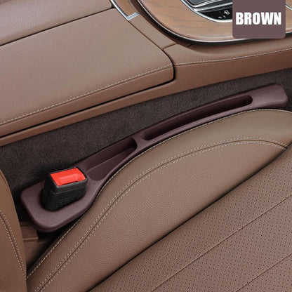 Car Seat-Gap Filler Organizer, Waterproof Automotive Seat-Gap Plug Strip, Pink Grooves Seat-Gap Storage Holder, Auto Interior Accessories