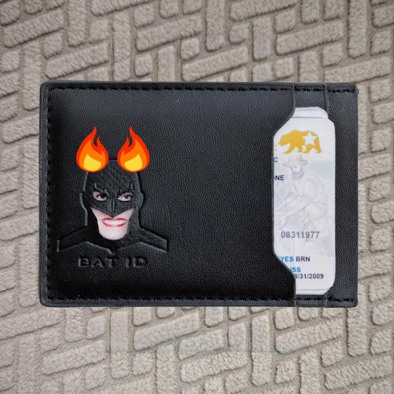 3-Tier Bat Hero Featuring ID Wallet, Driver License Holder(Please Read the Last Part of Our Description!), Best Gifts for Father'S Day, Unisex