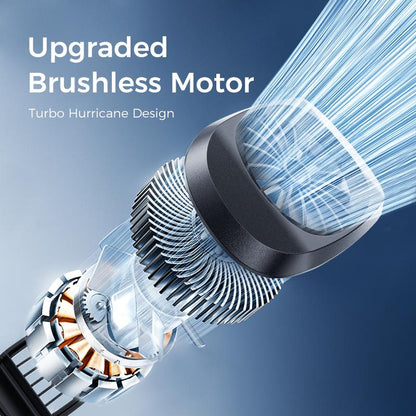 MAGIC JOHN Portable Waist Fan with LED Display | Brushless Strong Wind | 3 Speeds + SOS Light