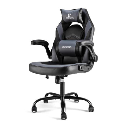[Fathersdaygift] RIMIKING Shelby Series Ergonomic Gaming Chair, Adjustable Recliner, Lumbar Support, Heavy-Duty Office Chair,275 Lbs Weight Capacity,3896 Springtok