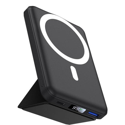 10000Mah Magnetic Wireless Power Bank with Phone Holder, 22.5W PD Fast Charging Portable Charger, Power Bank for for Iphone 15/14/13/Pro/Mini/Pro Max Power Magnetic Power