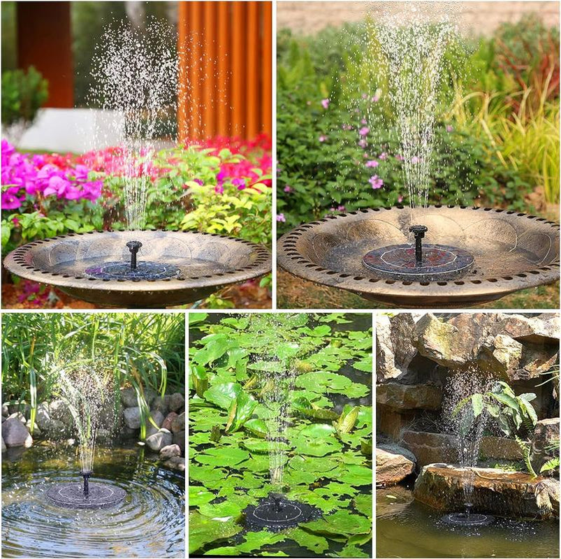 AISITIN Outdoor Garden Bird Bath Fountain,With a 2.5W Solar Fountain,Weather Resistant Polyresin,For Outdoor Use in Settings Gardens,Patios,And Ponds(Split the Shipping Package into 2 Parts)
