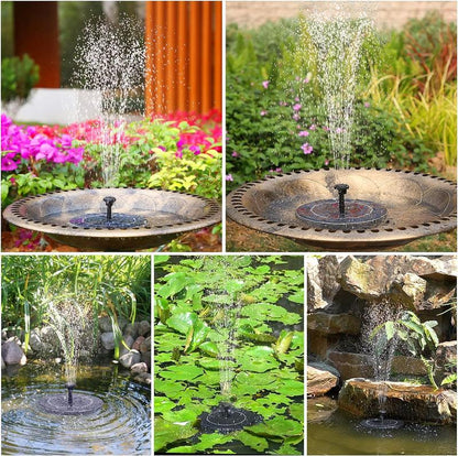 AISITIN Outdoor Garden Bird Bath Fountain,With a 2.5W Solar Fountain,Weather Resistant Polyresin,For Outdoor Use in Settings Gardens,Patios,And Ponds(Split the Shipping Package into 2 Parts)