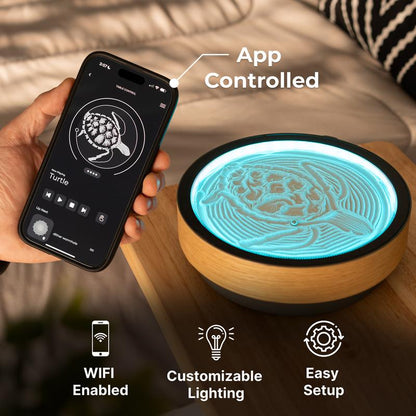 Oasis Mini Kinetic Sand Art Canvas - 100S of Free Patterns - Calming, Captivating Design Decor Carving