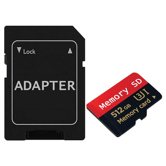 Eonetech Springtok 512GB High-Speed Micro SD Cards + SD Card Adapter - Reliable SD Flash Memory with TF Storage Power for Cameras, and Tablets,Excellent Camera Accessory, Camera Accessories for Smartphone, Camera, Laptop, PC, Gifts for Boyfriend