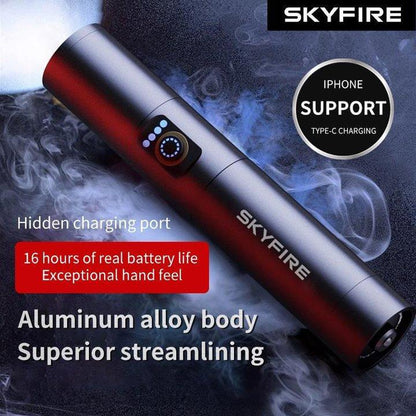 SKYFIRE Flashlight Cylinder,Versatile,Zoomable, Compact and Portable, Suitable for Home Use, Exploration, Mountaineering and Patrolling