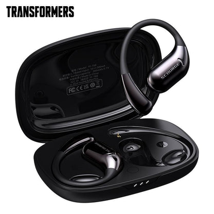 Transformers T68 OWS Smart Voice Assistant Headset, Dynamic Stereo Sound Earbuds with ENC Call Noise Canceling Mic with Touch Control