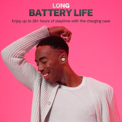 Go Lux Noise Cancelling Headphones & Go Pop+ Cloud White Gift Set