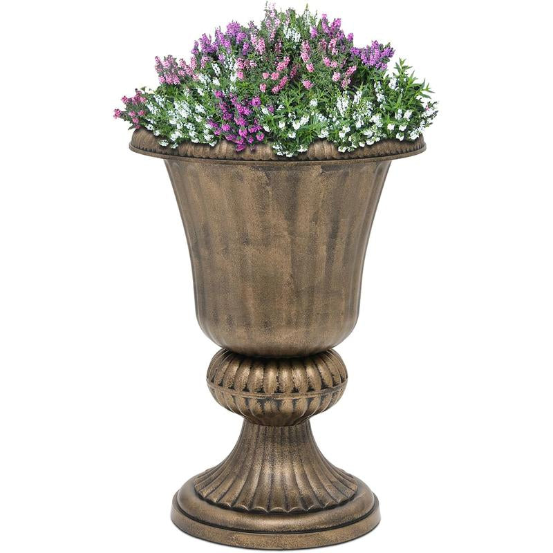 AISITIN Outdoor Garden Bird Bath Fountain,With a 2.5W Solar Fountain,Weather Resistant Polyresin,For Outdoor Use in Settings Gardens,Patios,And Ponds(Split the Shipping Package into 2 Parts)