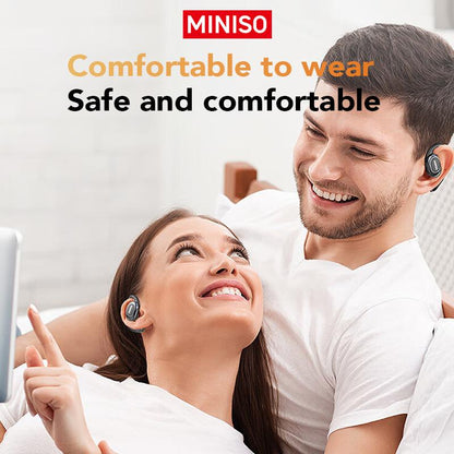 MINISO MS156 Open Ear True Wireless Headphones Long Battery Life Wireless Earhooks Headset, Hifi Stereo Sound Wireless Headphones