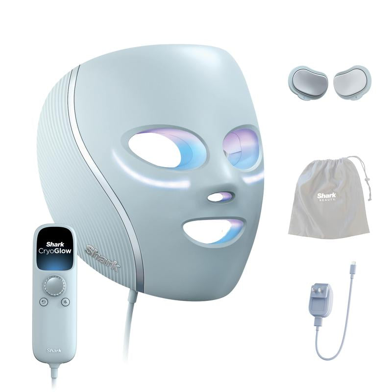Shark Cryoglow Red & Blue Infrared Iqled Face Mask & under Eye Cooling Facial Acne Face Lifting Device Face Lifting Device