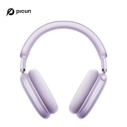 Picun F8 Pro Wireless Headphones - 52Db Noise Cancellation, 5 Smart ENC Mics, Detachable Fabric Ear Cushions, 140 Hour Long Battery Life, Premium Audio Seamless Dual Device Connection for All-Day Use and Boosted Productivity Bluetooth