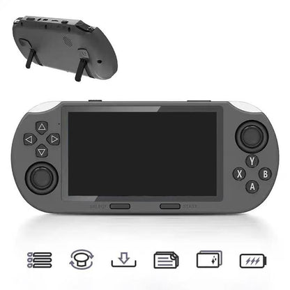 YLW Portable Handheld Game Player, 4.5 Inch IPS Screen Retro Video Game Console, Built-In 20000+ Games for PS1/GBA/SFC, Gaming Stuff, Digital, Durability