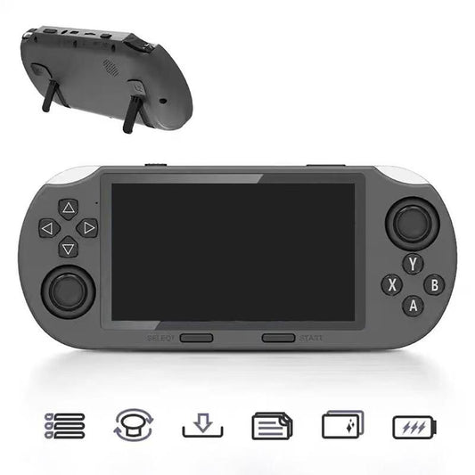YLW Portable Handheld Game Player, 4.5 Inch IPS Screen Retro Video Game Console, Built-In 20000+ Games for PS1/GBA/SFC, Gaming Stuff, Digital, Durability