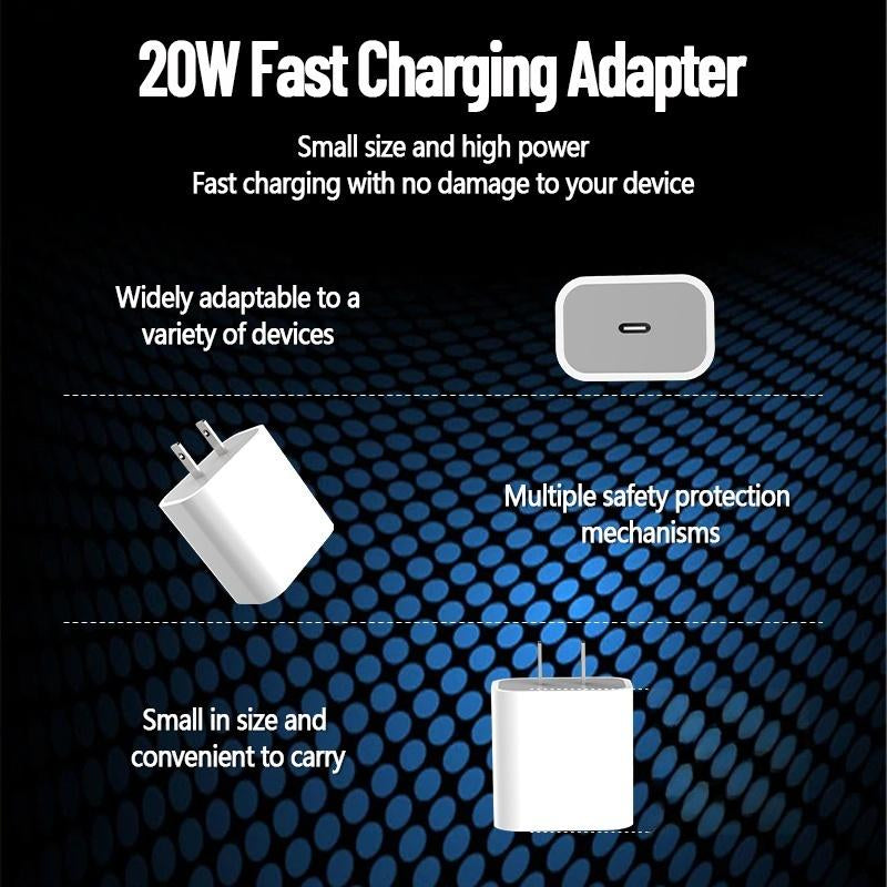 Artcyber 6-In-1 Charging Kit: Fast Charge, Magnetic Power Bank, Wireless Charger, Type-C to Fast Charging Cable, Adapter & Audio Support, Compact & Portable.