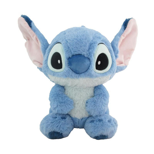 Disney Basic Type Sitting Pose Stitch Doll Medium Size Comfortable in Hand 100% Authentic Plushy Cute Doll Lovely Doll Blue Doll