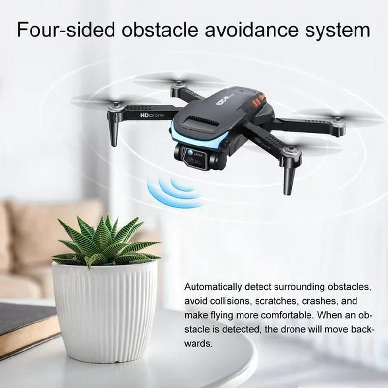 D94 Drone with HD Dual Camera, RC Quadcopter Drone with Light, Avoiding Obstacles, Headless Mode, 3 Batteries Accessories Remote Electronic Device