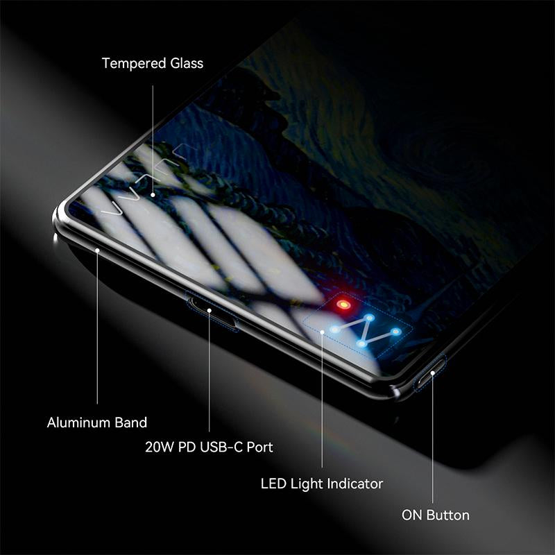 KUULAA Magnetic Wireless Power Bank, Slim 5,000Mah Wireless Portable Charger , PD Fast Charging for Magsafe Battery Pack with USB-C , Iphone 16-12/Pro/Samsung Electronics Accessories