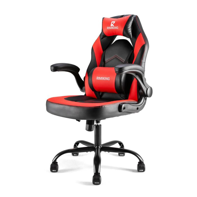 [Fathersdaygift] RIMIKING Shelby Series Ergonomic Gaming Chair, Adjustable Recliner, Lumbar Support, Heavy-Duty Office Chair,275 Lbs Weight Capacity,3896 Springtok