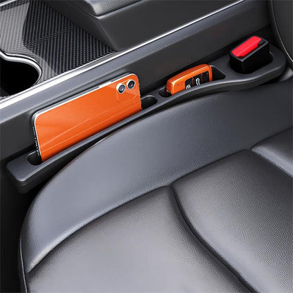Car Seat-Gap Filler Organizer, Waterproof Automotive Seat-Gap Plug Strip, Pink Grooves Seat-Gap Storage Holder, Auto Interior Accessories