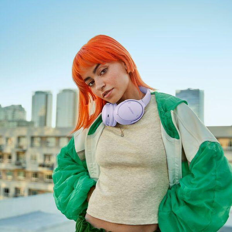 Bose Quietcomfort Headphones - Wireless Bluetooth, Active Noise Cancelling, Over-Ear, Foldable, Charging Case