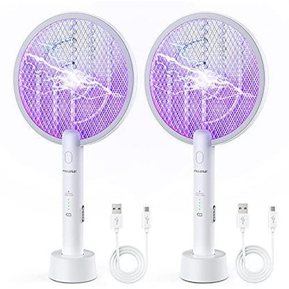 Powerful Indoor and Outdoor Mosquito Killer, Two-In-One Fly Swatter, Rechargeable Mosquito Killer, Safe Household Fly Swatter