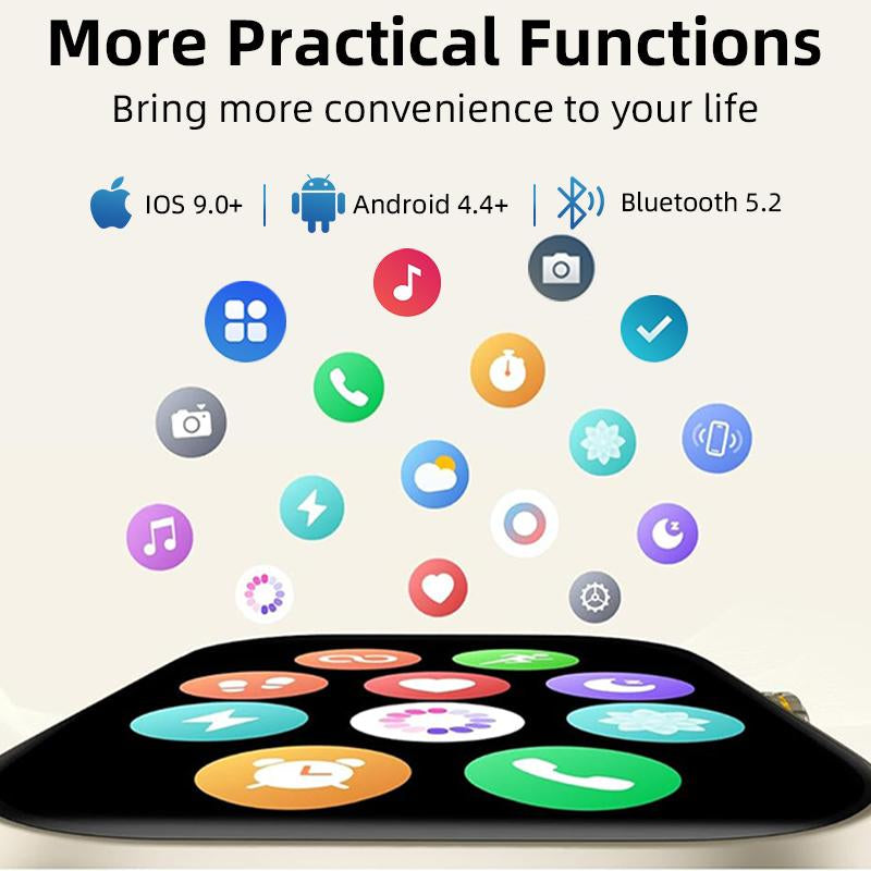 Ultimate Sport Smart Watch with Jet Black Aluminium Case - 2.02" Ultra-Clear Display, S/M. Fitness Tracker, Heart Rate, Water Resistant, All-Day Wear Comfort