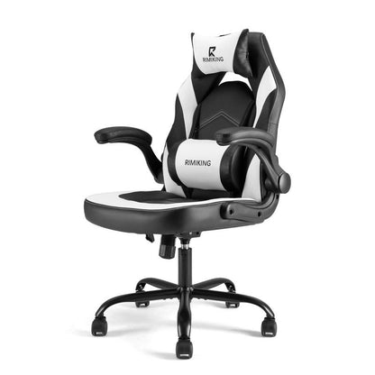 [Fathersdaygift] RIMIKING Shelby Series Ergonomic Gaming Chair, Adjustable Recliner, Lumbar Support, Heavy-Duty Office Chair,275 Lbs Weight Capacity,3896 Springtok